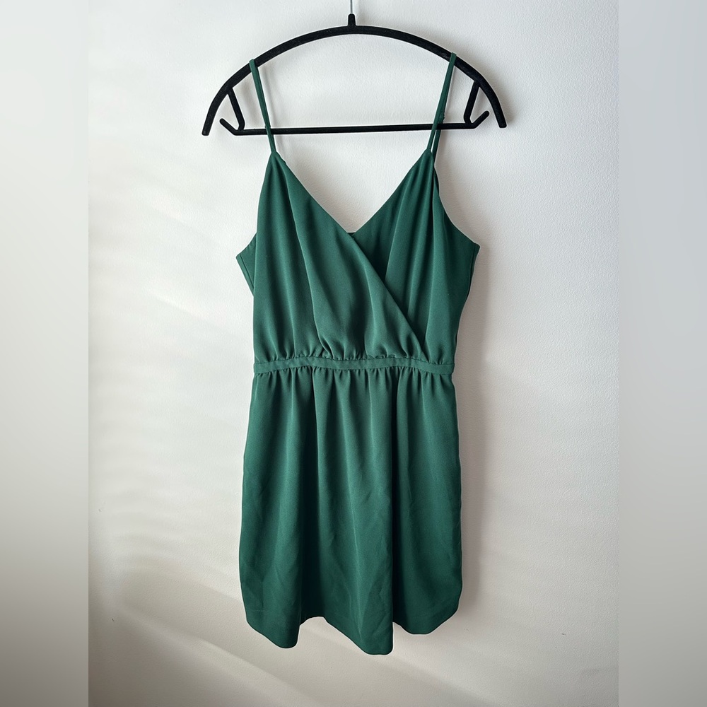 Madewell Faux Wrap Sleeveless Dress with Pockets